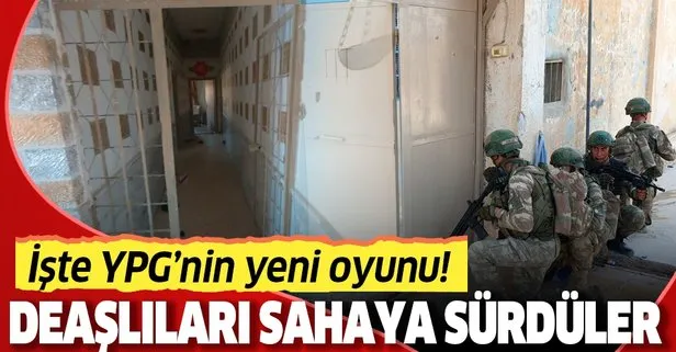Son dakika: YPG’liler DEAŞ’lı teröristleri kaçırdı! İşte o hapishaneden görüntüler...