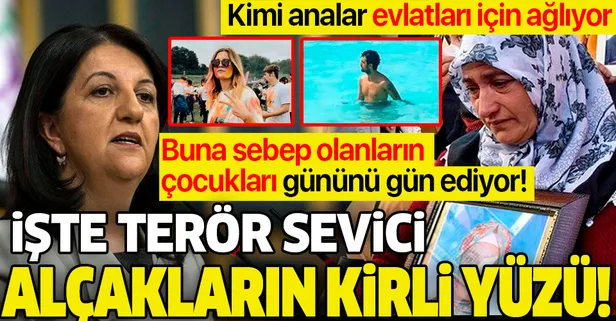 'Diyarbakır Anneleri'nin evlatları için yaptığı eylem devam ederken HDP'li Pervin Buldan'ın çocukları gününü gün ediyor!