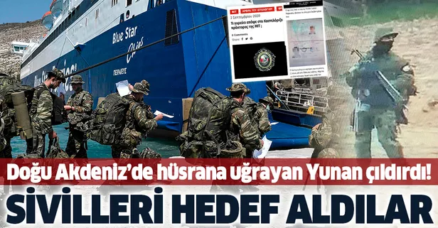 Türk ordusuna karşı başarısız olan Yunanistan sivilleri hedef alıyor