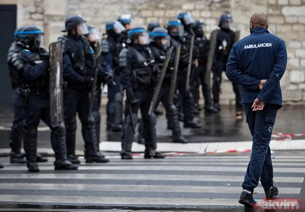 Paris'teki son gösterilerin faturası ağır oldu - 32