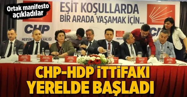 CHP-HDP ittifakı yerelde başladı