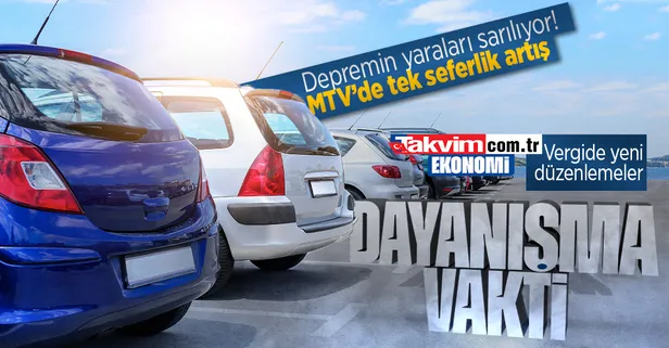 Millet dayanışması paketi Meclis’te! Motorlu Taşıtlar Vergisi'nde yeni düzenleme