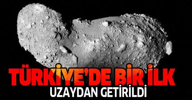 Bir ilk gerçek oluyor! Uzaydaki asteroitten getirilen parçalar Türkiye’de incelenecek