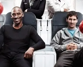 Kobe Bryant, Lionel Messiyle THY reklamında oynamıştı! THYden Kobe açıklaması