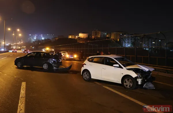 Kağıthane'de şok olay! Seyir halindeki arabadan düşen kişiye peş peşe arabalar çarptı - 1