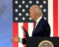 ABD Başkanı Joe Biden boşlukla tokalaştı!