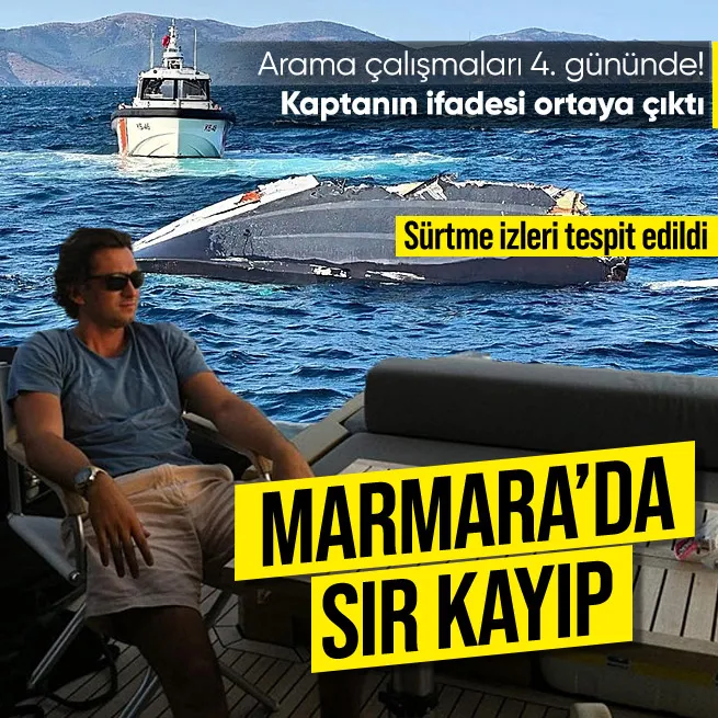 Teknesi parçalanmış halde bulunan iş insanı Halit Yukayı arama çalışmaları 4. gününde | Kaptanının ifadesi ortaya çıktı