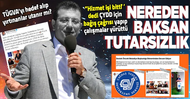 CHP'li İBB Başkanı Ekrem İmamoğlu'nun 'dernek' tutarsızlığı! ÇYDD adına 'bağış' çağrısı yapıp çalışmalar yürüttü