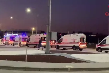 Çok sayıda ambulans TUSAŞ'a sevk edildi