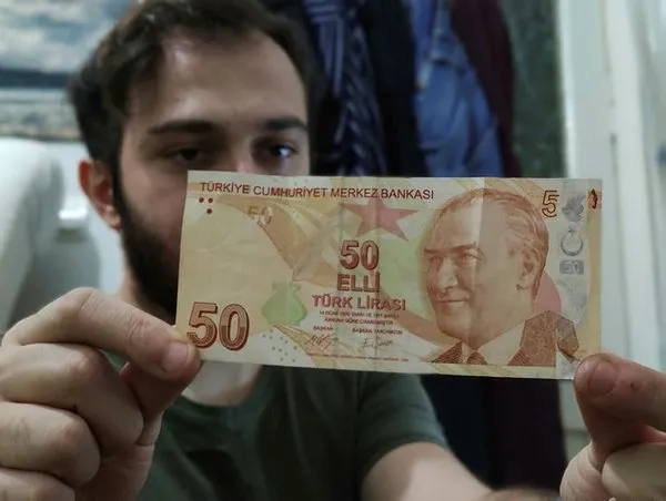 50 liralık banknotu internetten 75 bin liraya satışa sundu-3
