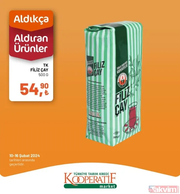 Tarım Kredi market 10-16 Şubat fiyat listesi! 41 üründe dev indirim! Peynir, 94.90 TL, Çay 54.90 TL, 6'lı kağıt havlu 54.90 TL... - 36