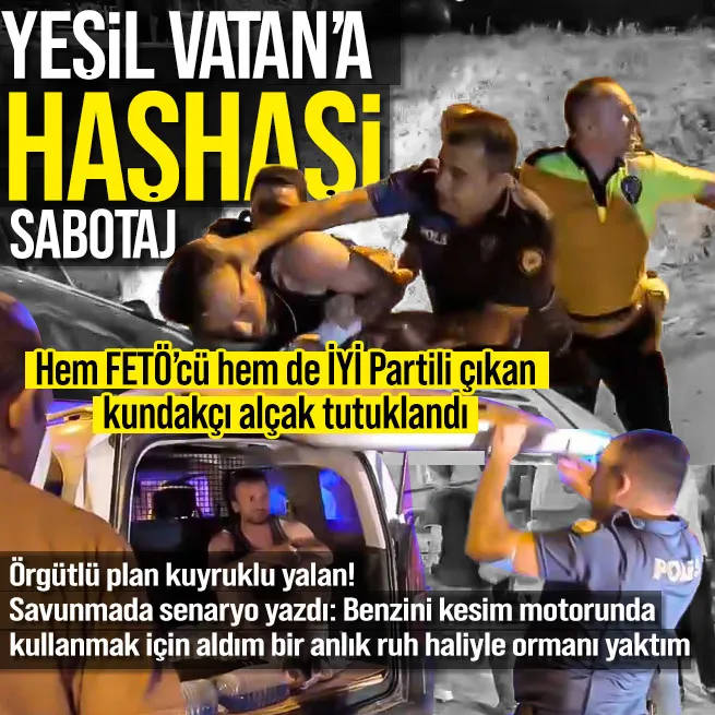 Bursada ormanları FETÖ yaktı! Kundakçı İYİ Partili Ufuk Aytekin tutuklandı savunmasında senaryo yazdı