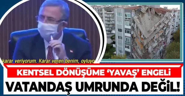 CHP'li Ankara Büyükşehir Belediyesi vatandaşın canını hiçe saydı! Mansur Yavaş'tan kentsel dönüşüme veto