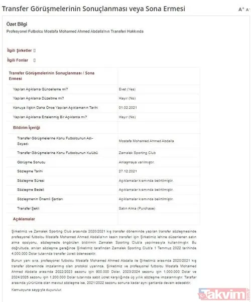 Fotoğrafta: Galatasaray'dan Kap'a Yapılan Açıklama