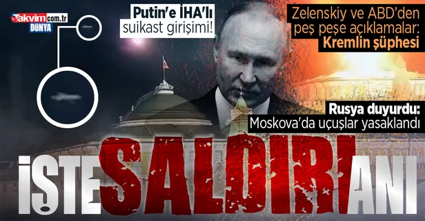 Son dakika: Putin'e suikast girişimi! İHA'lar ile hedef alındı: Saldırının en net görüntüsü ortaya çıktı