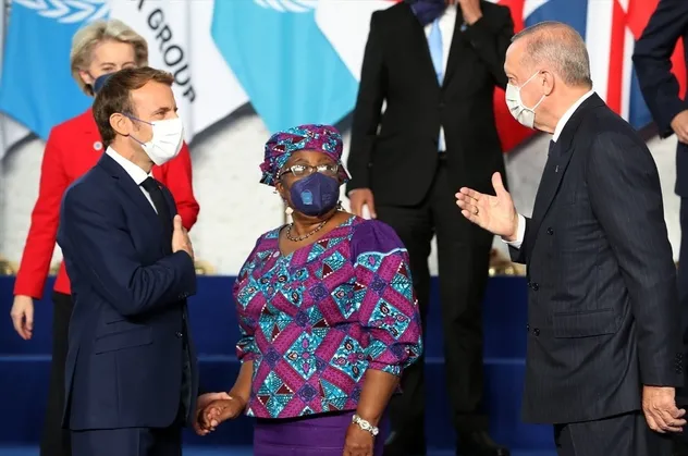 Son dakika: Başkan Erdoğan Macron ve Merkel'le görüştü