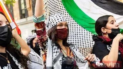 Bella Hadid’in Filistin’e desteği işgalci İsrail’i çıldırttı! Sosyal medyadan hedef gösterdiler