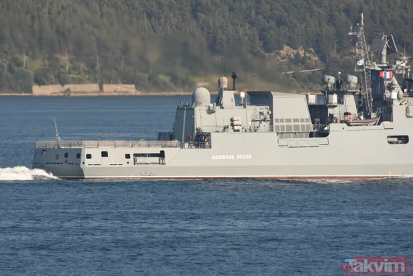 Rus savaş gemisi Admiral Essen Çanakkale Boğazı'ndan geçti - 7