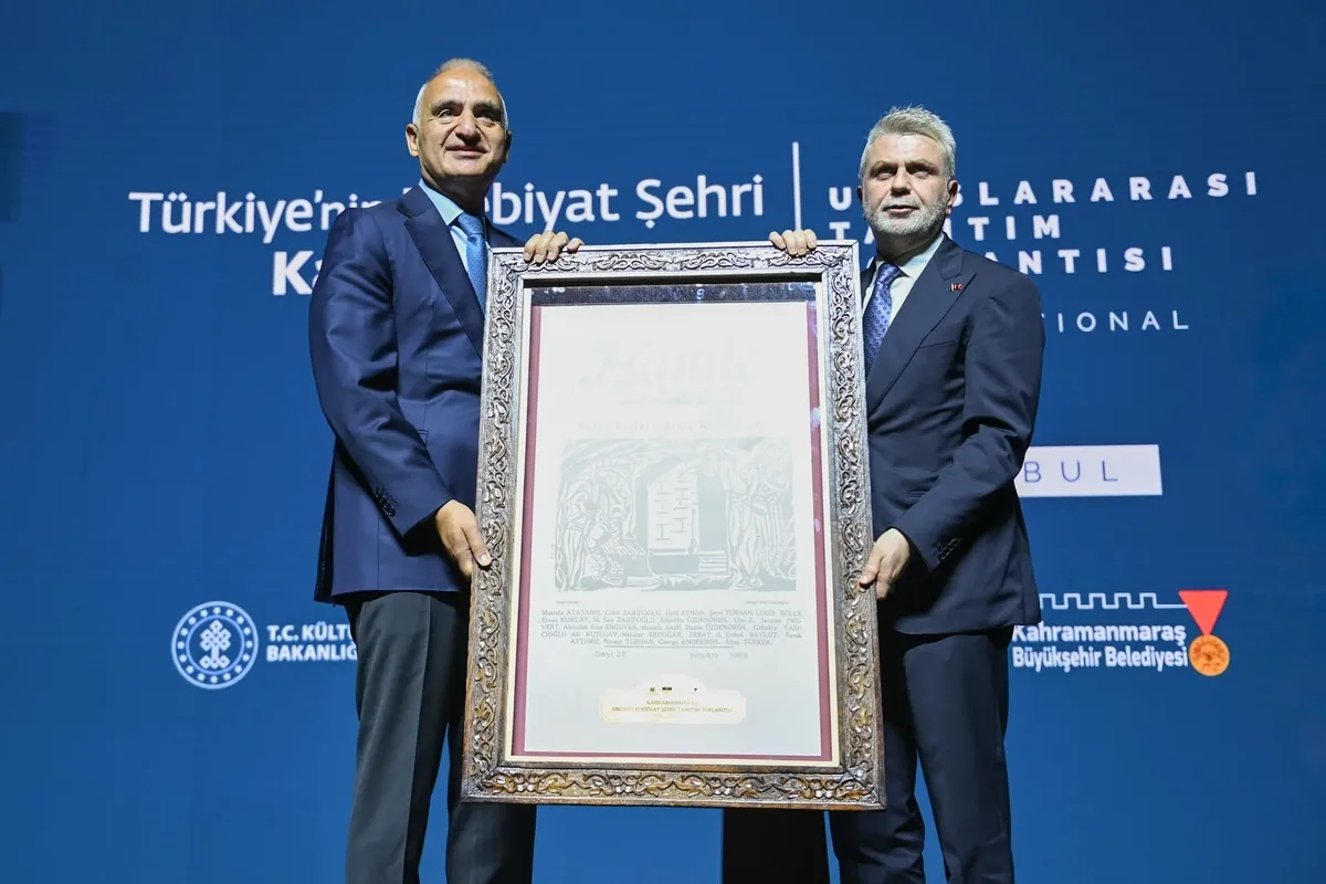 Kahramanmaraş UNESCO'nun “edebiyat şehri” oldu-4