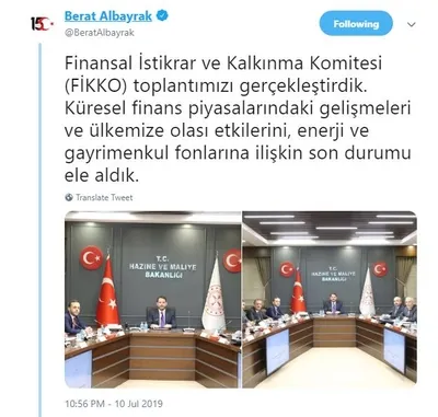 Bakan Berat Albayrak'tan FİKKO toplantısı değerlendirmesi-2