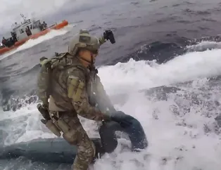 Denizaltıya uyuşturucu operasyonu kamerada