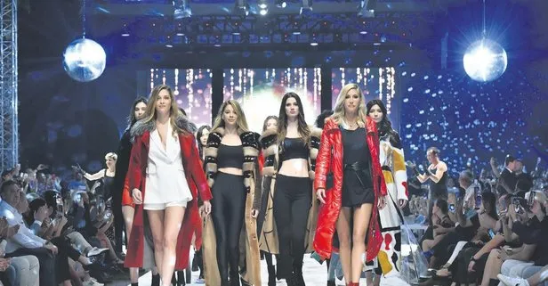 ‘Leather & Fur Fashion Show’a Ana Beatriz Barros ve Çağla Şıkel damgası