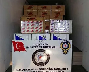 Adıyaman’da makaron operasyonu!