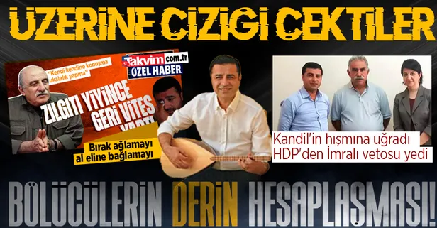 Selahattin Demirtaş'ın üzerini çizdiler! Kandil'in hışmına uğradı, HDP'den İmralı vetosu yedi, Sancar ve Buldan'dan manidar adım...