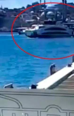 Şehir Hatları Vapuru'nun Karaköy İskelesi'ne çarptığı anların görüntüsü ortaya çıktı! Kaza güvenlik kamerasında
