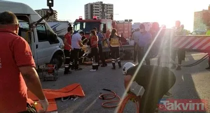 Gaziantep’te can pazarı! TIR tarım işçilerini taşıyan minibüse çarptı: 3 ölü 16 yaralı