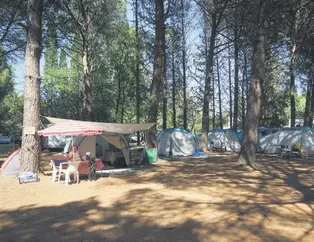Kuzey Ege’de çadır ve karavan