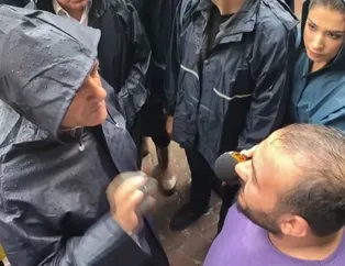 Esenyurt'ta evini su basan vatandaş ile CHP'li Esenyurt Belediye Başkanı Kemal Deniz Bozkurt arasında tartışma: Siyaset yapıyorsun