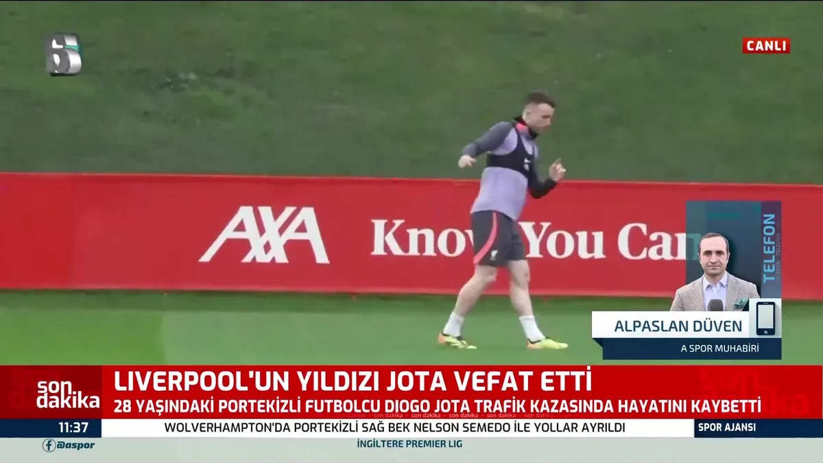 Liverpool'un yıldızı Diogo Jota trafik kazasında hayatını kaybetti