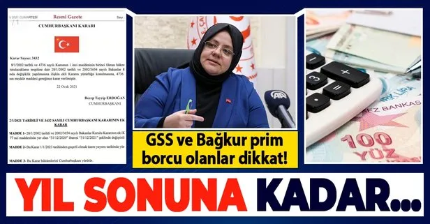 Bakan Selçuk duyurdu! GSS ve Bağ-Kur prim...