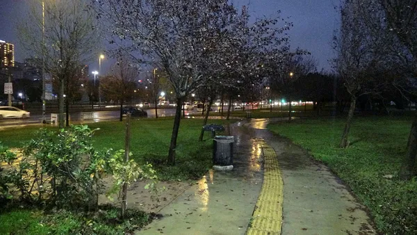CHP'li İBB'den dev hizmet: Yağmurlu havada çimen sulama! Vatandaşlardan tepki yağdı!-2