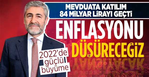 Son dakika: Hazine ve Maliye Bakanı Nureddin Nebati'den önemli açıklamalar: Mevduata katılım 84 milyar lirayı geçti