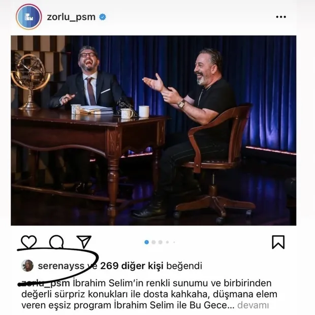 Serenay Sarıkaya'dan Cem Yılmaz'a dört koldan seri beğeni! Serenay 'like'ladı sonrasında dillere düştü barıştılar mı?-6