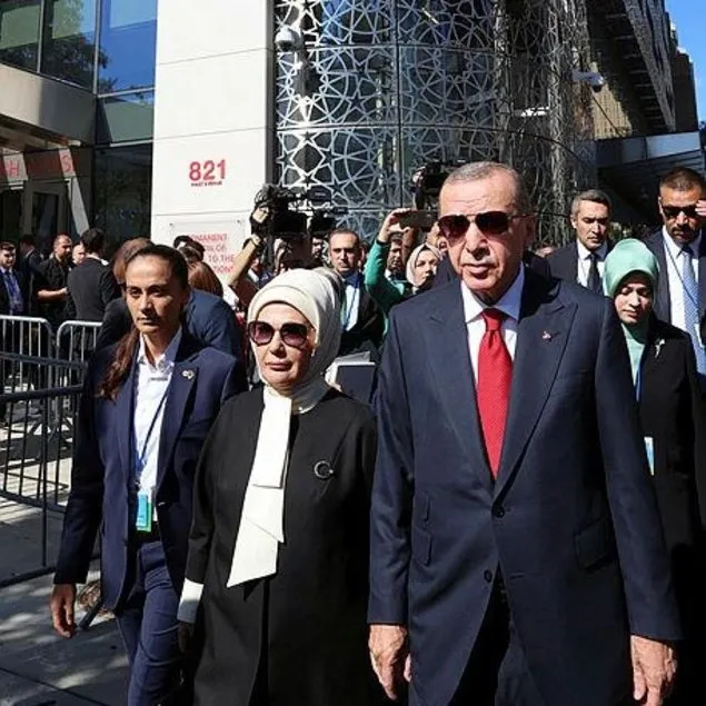Başkan Erdoğan resepsiyona katıldı