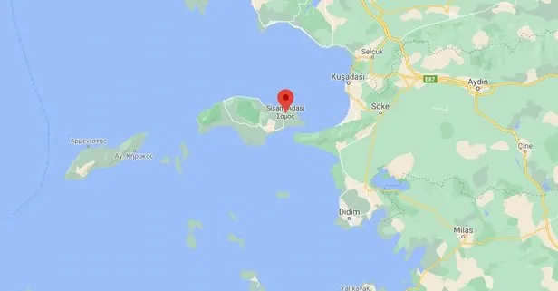 Sisam Adası nerede? Depremin merkezi Sisam Adası hangi ülkeye bağlı? İşte haritadaki yeri