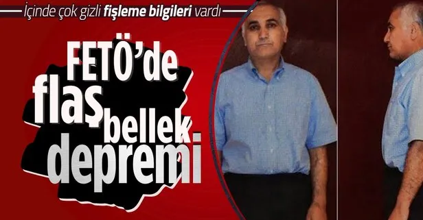 FETÖ'de depreme yol açan flaş bellek