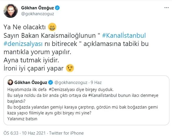 deniz-salyasinin-kanal-istanbul-icin-kasitili-uretildigini-iddia-eden-gokhan-ozoguz-kivirdi-ironi-yaptim-1623352975640.jpg Sanatçılıkta çuvallayan Gökhan Özoğuz siyasi trollükte de sınıfta kaldı! Müsilajda "U dönüşü"-5