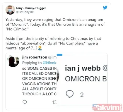 Koronavirüsün yeni varyantına neden Omicron denildi? Komplo teorisyenleri Omicron isminin anlamını çözdü!