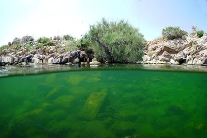 Bafa Gölü’nün su altı zenginliği kayda alındı
