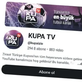 Kupa TV rekor üstüne rekor kırdı