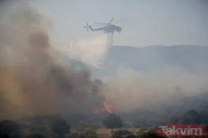 Yunanistan’da yangın felaketi