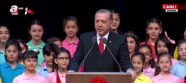 Erdoğan’dan çocuklara nasihat