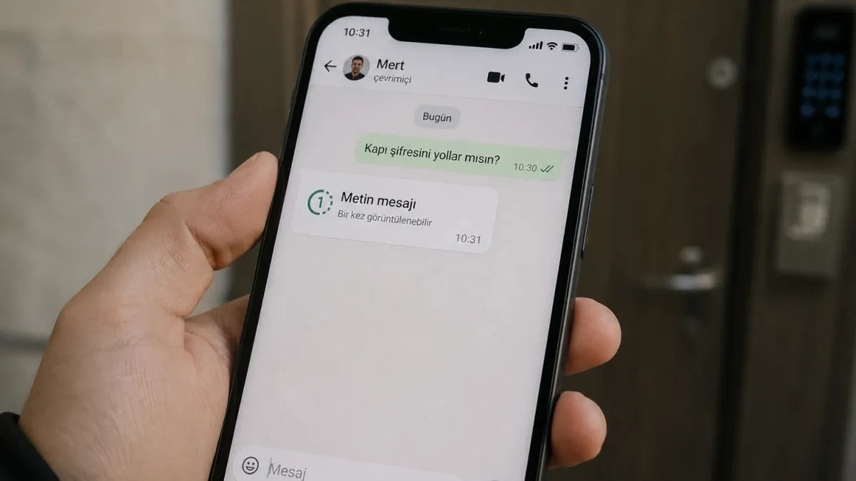 Whatsapp'tan yeni özellik! Tek görüntülemelik metin mesajı geliyor