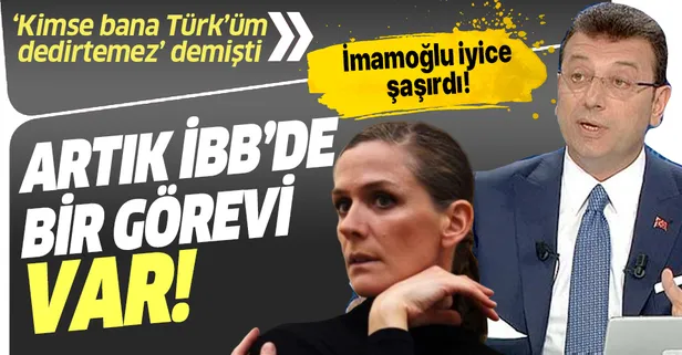 CHP'li Ekrem İmamoğlu, 'Kimse bana Türk'üm dedirtemez' diyen Zeynep Tanbay'a İBB'de görev verdi!