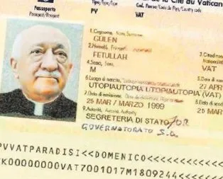 Feto’ya kardinal pasaportu verildi