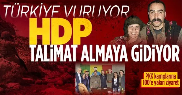 Türkiye PKK’yı vuruyor! HDP Kuzey Irak’a talimat almaya gidiyor! 2018’den bu yana 100’e yakın ziyaret